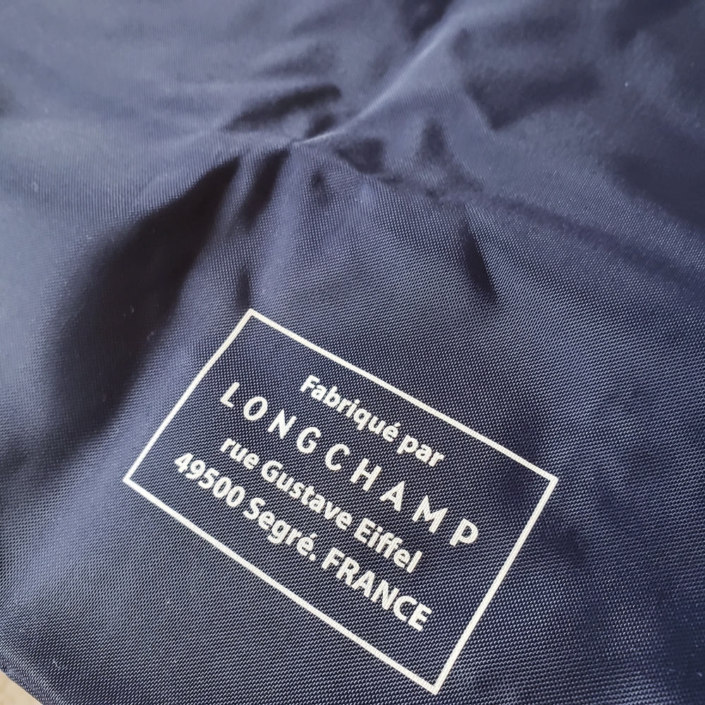 Longchamp Eiffel Tower Le Pliage Travel Bag - Navy - Picture 11 of 13